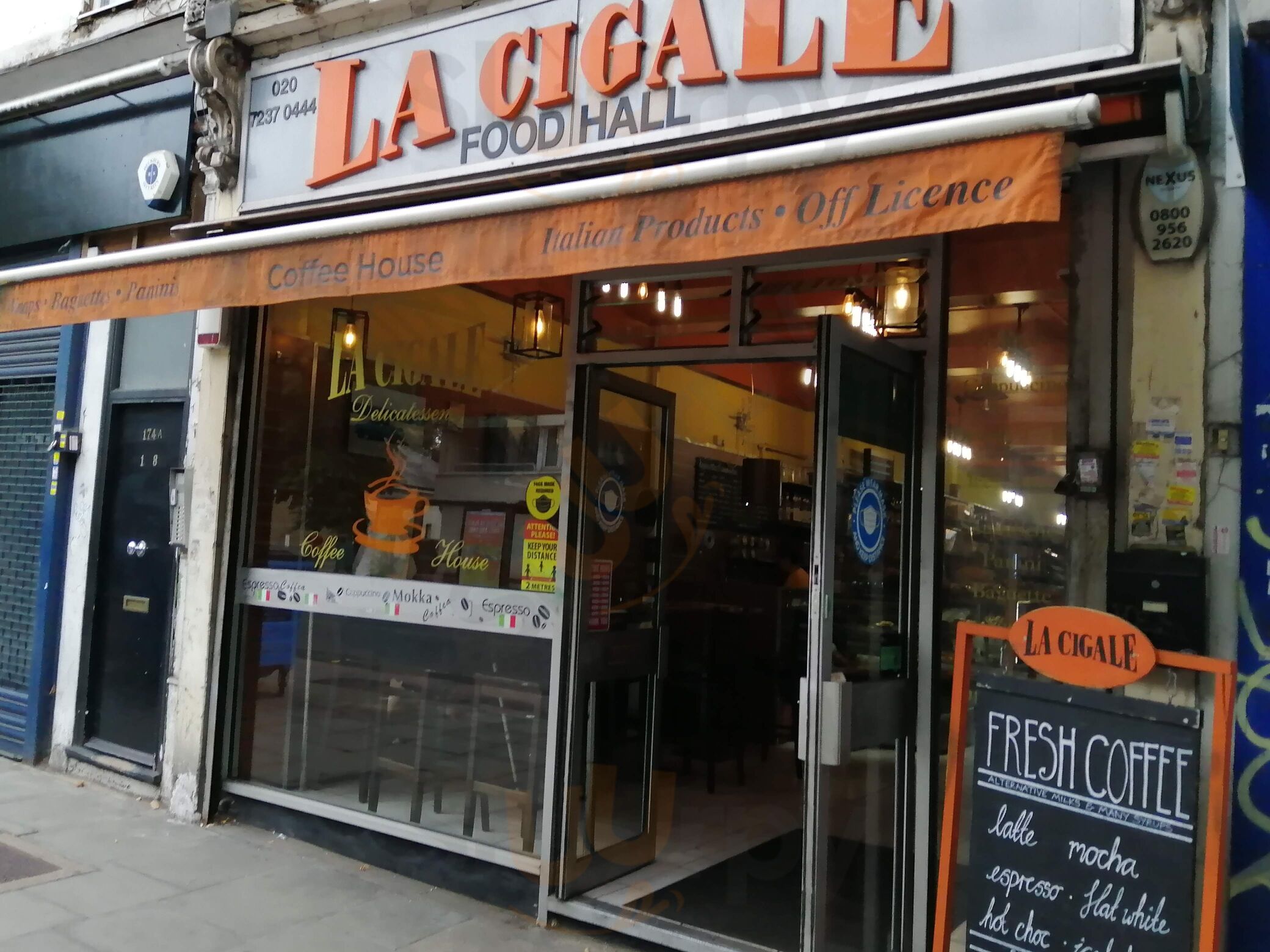 Website preview of La Cigale